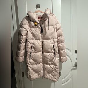 Parajumpers XS Harmony Puffer. Pale Pink. Never worn NWT.